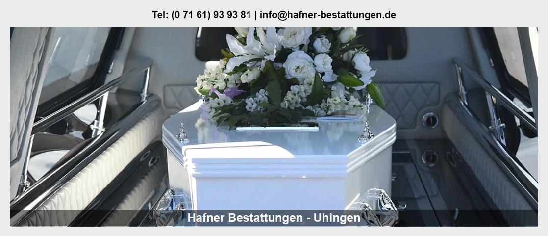 Beerdigungen Region Waiblingen - Bestattungsinstitut Hafner: Trauerbegleitung