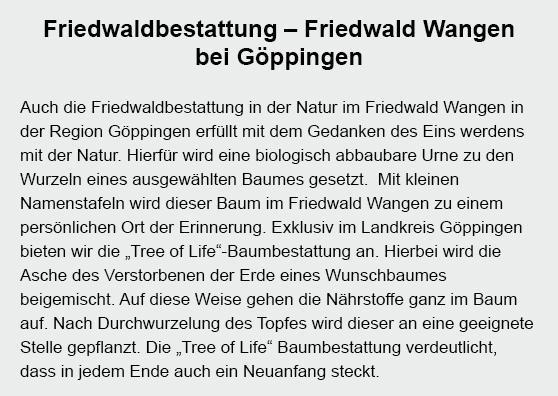 Waldfriedhof in 73667 Kaisersbach